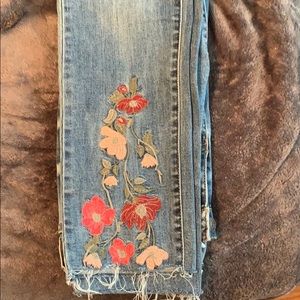 Embroidered Jeans